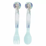 Sztućce dla dzieci - Sztućce Frozen Kraina Lodu Łyżka Widelec Dziecięce - miniaturka - grafika 1