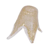 Dom i wnętrze OUTLET - Klosz w kształcie kwiatu z drobinkami złota K-HP 02 TRANSPARENT KLOSZ (｡◕‿◕｡) - miniaturka - grafika 1