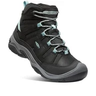 Buty trekkingowe damskie - KEEN Damskie buty trekkingowe Circadia Mid Polar, czarne/Cloud Blue, 40 EU, Czarna Chmura Niebieski, 40.5 EU - miniaturka - grafika 1