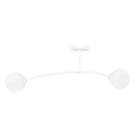 Lampy sufitowe - Emibig Pregos lampa sufitowa 2-punktowa biała 671/2 671/2 - miniaturka - grafika 1