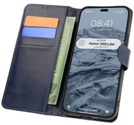 Etui i futerały do telefonów - Bizon Etui z klapką Case Pocket do Honor 200 Lite, granatowe - miniaturka - grafika 1