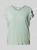 Koszulki i topy damskie - T-shirt o kroju regular fit z dodatkiem wiskozy m ‘MOSTER’ - miniaturka - grafika 1