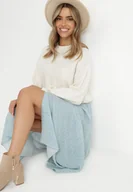 Spódnice - Miętowa Spódnica Theliphelia - miniaturka - grafika 1