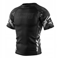 Kimona, stroje i obuwie - Koszulka Męska na siłownię rashguard MMA EXTREME HOBBY BLACK PANTHER - miniaturka - grafika 1