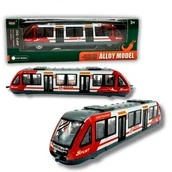 Samochody i pojazdy dla dzieci - TRAMWAJ napęd WAGON TRAMWAJOWY 20 cm modern NOWOCZESNY możliwość łączenia - miniaturka - grafika 1