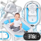 Wanienki dla dzieci - WANIENKA SKŁADANA DLA DZIECKA NIEBIESKA KANZA - miniaturka - grafika 1