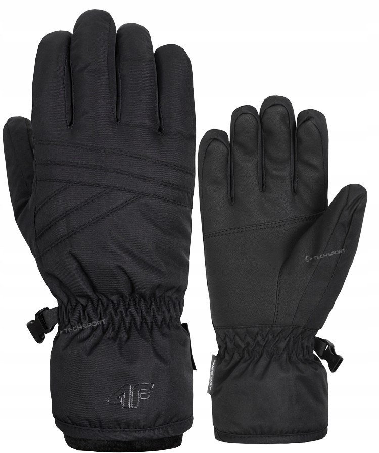 4F DAMSKIE RÄKAWICE OCIEPLANE NARCIARSKIE ZIMOWE / rozm XL