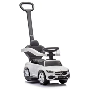 Milly Mally Pojazd z rączką MERCEDES C-Class Deluxe White - Chodziki - miniaturka - grafika 1