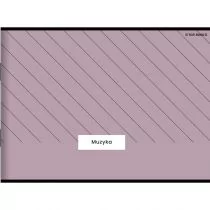 Zeszyt Top 2000 Muzyka A5 pięciolinia, 70g 16 kartek - Zeszyty szkolne - miniaturka - grafika 1