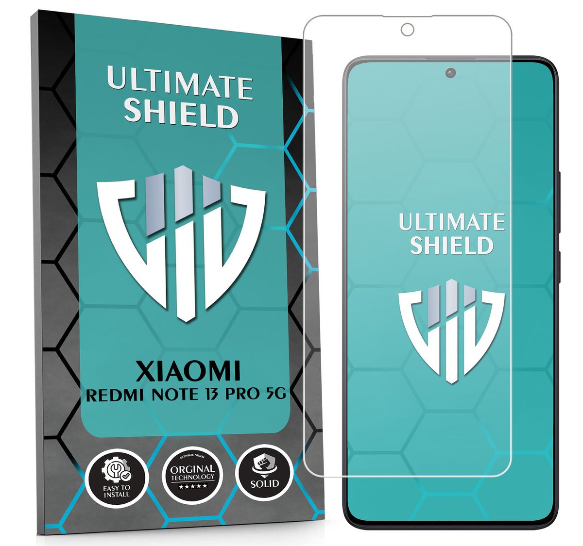 WZMOCNIONE SZKŁO OCHRONNE SZYBKA SZKIEŁKO DO XIAOMI REDMI NOTE 13 PRO 5G