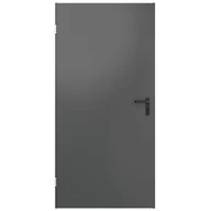 Drzwi zewnętrzne - Isoxa Drzwi techniczne antracytowe 70 lewe lub prawe - miniaturka - grafika 1