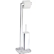 Akcesoria do wc - Wenko Stojak na papier toaletowy i szczotkę do WC ONYX 2 w 1 B06XXGRLKW - miniaturka - grafika 1