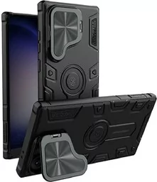 Nillkin Etui z ochroną aparatu CamShield Armor Prop Magnetic Case do Galaxy S24 Ultra, czarne - Etui i futerały do telefonów - miniaturka - grafika 1