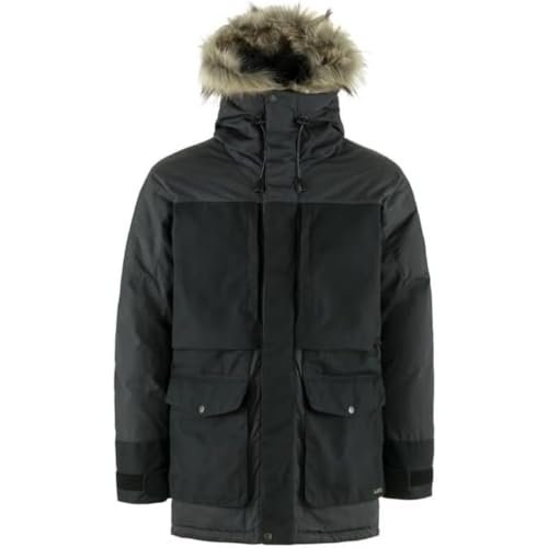 Fjallraven 87173-048-550 Polar Expedition Parka M kurtka męska żelazo-szaro-czarna, rozmiar L