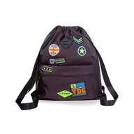 Worki na buty - Patio WOREK PLECAK URBAN BADGES BLACK COOLPACK 2019 B73055 - miniaturka - grafika 1