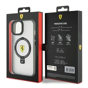 Ferrari FEHMP15SUSCAH iPhone 15 6.1" transparent hardcase Ring Stand 2023 Collection MagSafe - Etui i futerały do telefonów - miniaturka - grafika 8