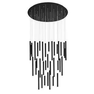 Jadalniana lampa wisząca ILIOS AZ5747 Azzardo LED 160W 3000K czarny - Lampy sufitowe - miniaturka - grafika 1