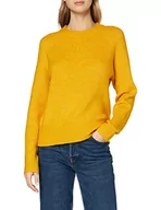 Swetry damskie - Q/S designed by - s.Oliver Sweter damski, Golden Yellow Melange, XL - miniaturka - grafika 1