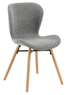 Krzesło Batilda Szare Monza Grey 120 - Krzesła - miniaturka - grafika 1