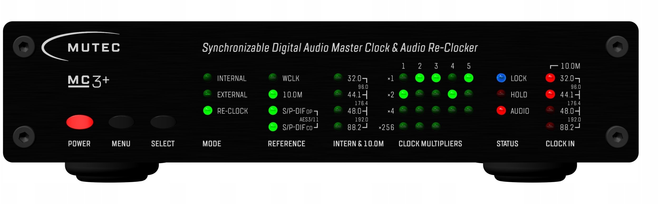 MUTEC MC3+ BLACK - Audio Master Clock