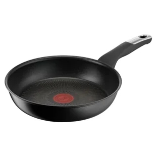 Lagostina Intensive Pro patelnia nieprzywierająca, 24 cm, tytanowa powłoka, odporna na zarysowania, szybkie gotowanie i uniformę, technologia sygnałów cieplnych, nadaje się do wszystkich źródeł - Patelnie - miniaturka - grafika 1