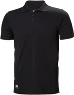 Koszulki męskie - T-shirt HELLY HANSEN Manchester Polo, black S - miniaturka - grafika 1