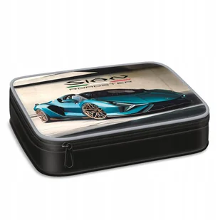 Lamborghini piórnik 4 ścianki duży 1 Zipper ORYGINALNY SIAN ROADSTER - Piórniki - miniaturka - grafika 1