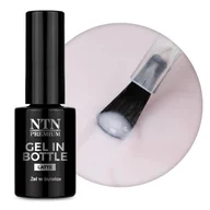 Żele do paznokci - Żel budujący w butelce z pędzelkiem Gel in Bottle Limited Edition NTN Premium Latte 7g - miniaturka - grafika 1