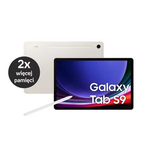 Tablet SAMSUNG Galaxy Tab S9 11" 12/256 GB 5G Wi-Fi Beżowy - Tablety - miniaturka - grafika 1