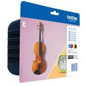 Tusze oryginalne - Tusze Oryginalne Brother LC-127/125 XL CMYK (LC127XLVALBP) (komplet) - miniaturka - grafika 1