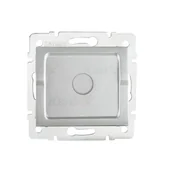 Klawisze i ramki - KANLUX Zaślepka ramki LOGO Srebrny 27343 - miniaturka - grafika 1