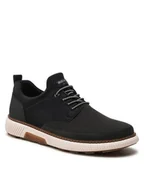 Półbuty męskie - Rieker Męskie buty sznurowane B3354, czarny, 41 EU - miniaturka - grafika 1