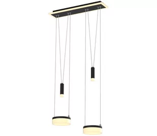 Wofi 6054-502 - LED Żyrandol ściemnialny na lince JESSE LED/21W/230V czarne - Lampy ścienne - miniaturka - grafika 1