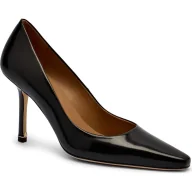 Czółenka - BOSS BLACK Skórzane szpilki Charlize_Pump90 - miniaturka - grafika 1