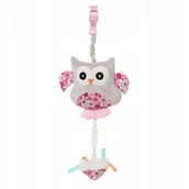 Pozytywki dla dzieci - 4BABY pozytywka sowa pink - miniaturka - grafika 1