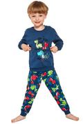 Piżamy chłopięce - Cornette Kids Boy 593/142 Dino 86-128 piżama chłopięca - miniaturka - grafika 1