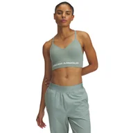 Bielizna sportowa damska - Damski biustonosz treningowy Under Armour Vanish Seamless Low Bra - zielony - miniaturka - grafika 1