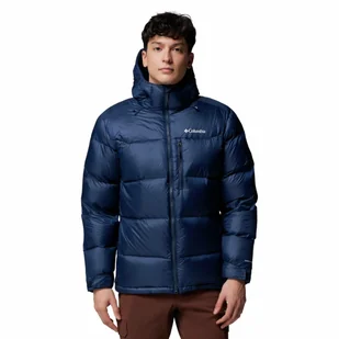 Męska kurtka puchowa Columbia Cloudview Down Hooded Jacket collegiate navy - S - Kurtki męskie - miniaturka - grafika 1