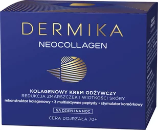 Dermika Neocollagen Multikolagenowy krem odżywczy 70+ na dzień i noc 50ml - Kremy do twarzy - miniaturka - grafika 1
