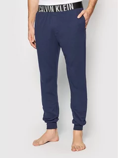 Piżamy męskie - Calvin Klein Underwear Spodnie piżamowe 000NM1961E Granatowy - grafika 1