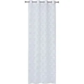 Firany - Firana Ilusa na kółkach 140 x 245 cm biała - miniaturka - grafika 1