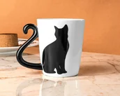 Kubki - Koci kubek z ogonem - miniaturka - grafika 1