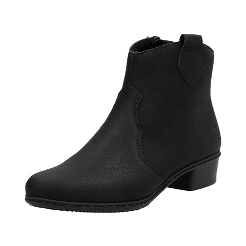 Rieker Damskie botki Y0762, czarny, 40 EU