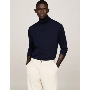 Tommy Hilfiger Wełniany golf | Regular Fit - Swetry męskie - miniaturka - grafika 1