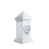 Lampiony i znicze - Znicz szklany kapliczka z sercem 31,5 x 14 cm - miniaturka - grafika 1