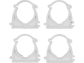 Akcesoria hydrauliczne - UCHWYTY, KLIPSY MONTAŻOWE, INSTALATORSKIE, ZAMYKANE DO RUR I PRZEWODÓW 32MM 4SZT. - miniaturka - grafika 1