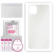 Szkła hartowane na telefon - Folia naklejka skórka strukturalna na TYŁ do Apple iPhone 11 Pro Max -  Matowa Przezroczysta Winylowa - apgo SKINS - miniaturka - grafika 1