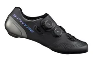 Buty rowerowe - Męskie Buty Rowerowe, Szosowe Shimano Rc902 S-Phyre Black - Rozmiar Euro 43 - miniaturka - grafika 1