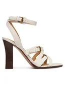 Sandały damskie - Guess Sandały FLJRAD LEA03 Kremowy - miniaturka - grafika 1