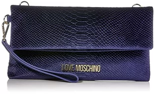 Love Moschino Damska torba na ramię Collezione Autunno Inverno 2021, 17 x 31 x 4, NIEBIESKI - Torebki damskie - miniaturka - grafika 1